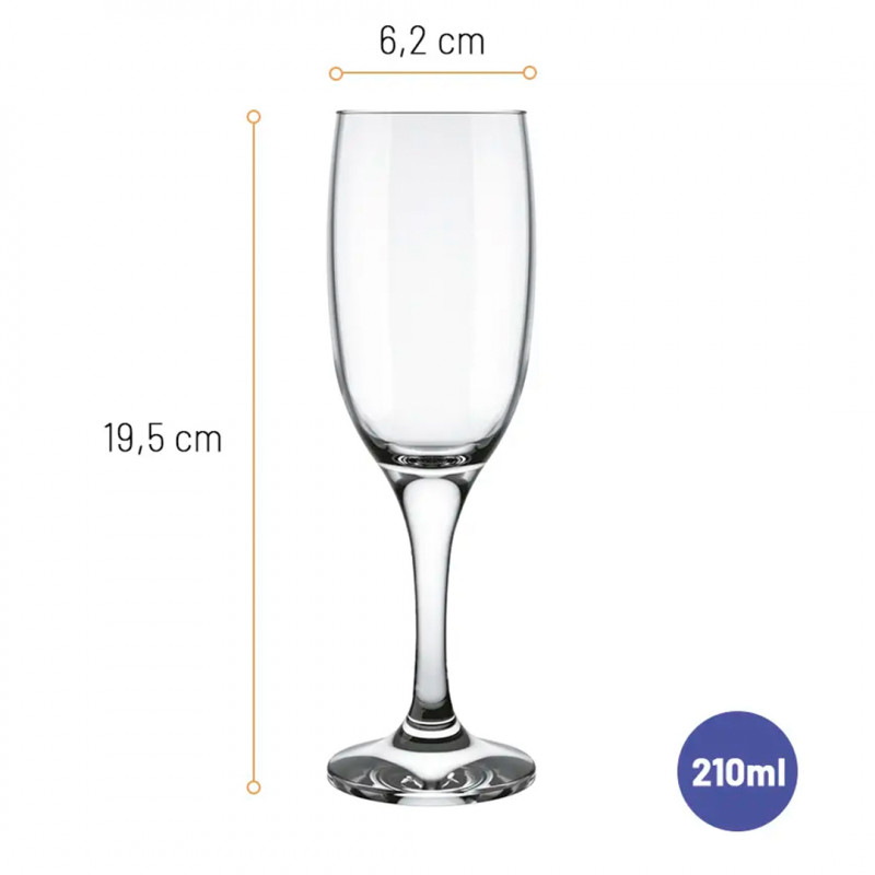 Set copas espumante 210ml Windsor 12 unidades