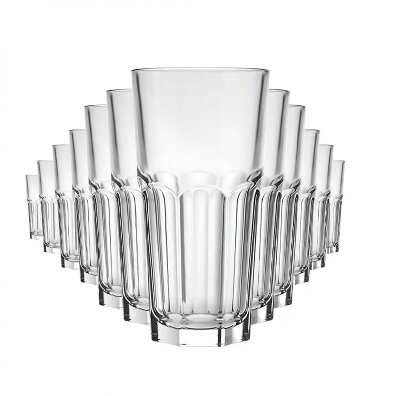 Set vasos bebida 340ml Bristol 12 unidades