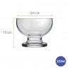 Set copas helado 220ml Paulista 24 unidades