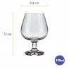 Set copas cognac 330ml Windsor 12 unidades