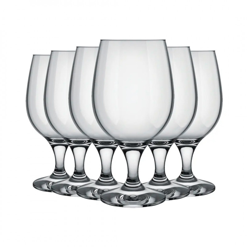 Set copas cerveza 500ml Belga 12 unidades