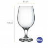 Set copas cerveza 500ml Belga 12 unidades