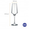 Set copas espumante 200ml Brunello 12 unidades