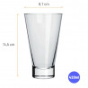 Set vasos bebida 400ml Ilhabela 6 unidades
