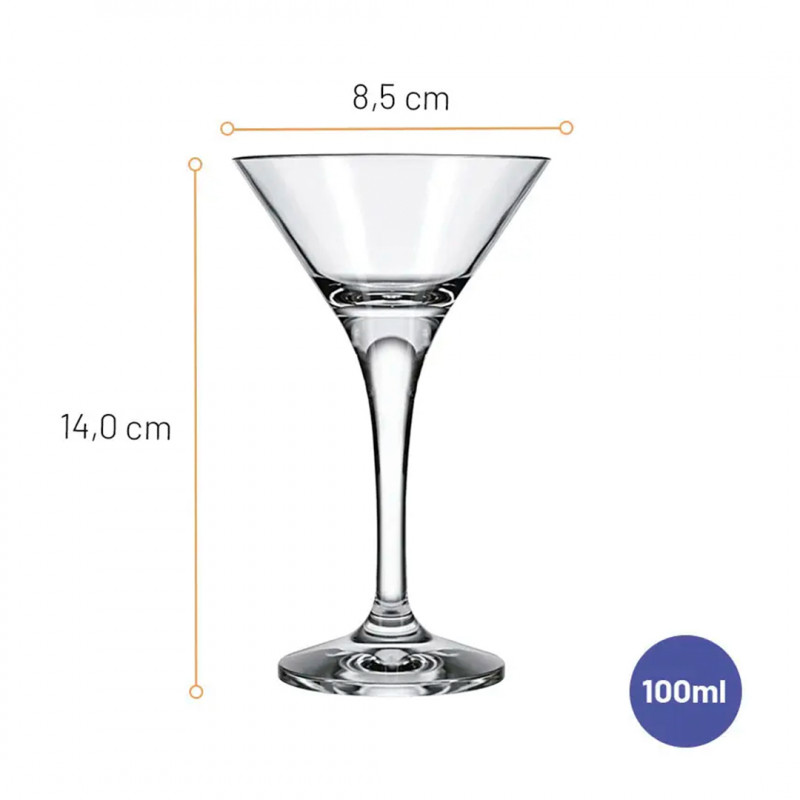 Set copas martini 100ml Windsor 12 unidades