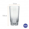 Set vasos bebida 330ml Vegas 24 unidades
