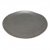 Set 4 plato porcelana grafito 30cm Terra