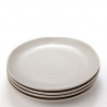 Set 4 plato porcelana marfil 30cm Terra