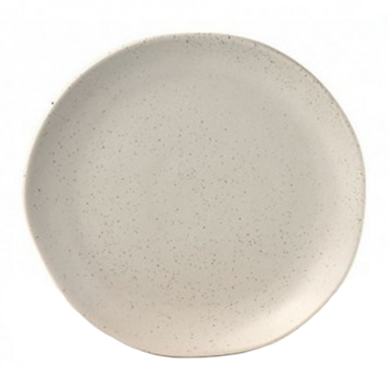 Set 4 plato porcelana marfil 30cm Terra