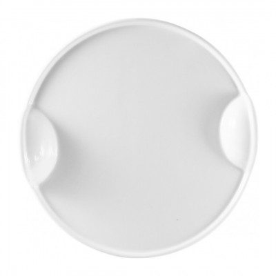Plato con Asas 25cm Hotel | Set 6 Piezas de Porcelana | Steward.cl