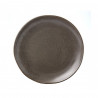 Set 6 plato pan porcelana grafito 16cm Terra