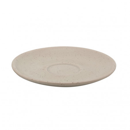 Set 6 plato té porcelana marfil 14cm Terra