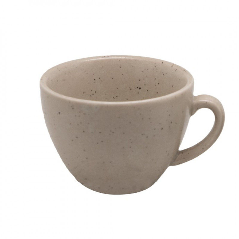 Set 6 Taza Te Terra Conica 230Ml Porc Marfil