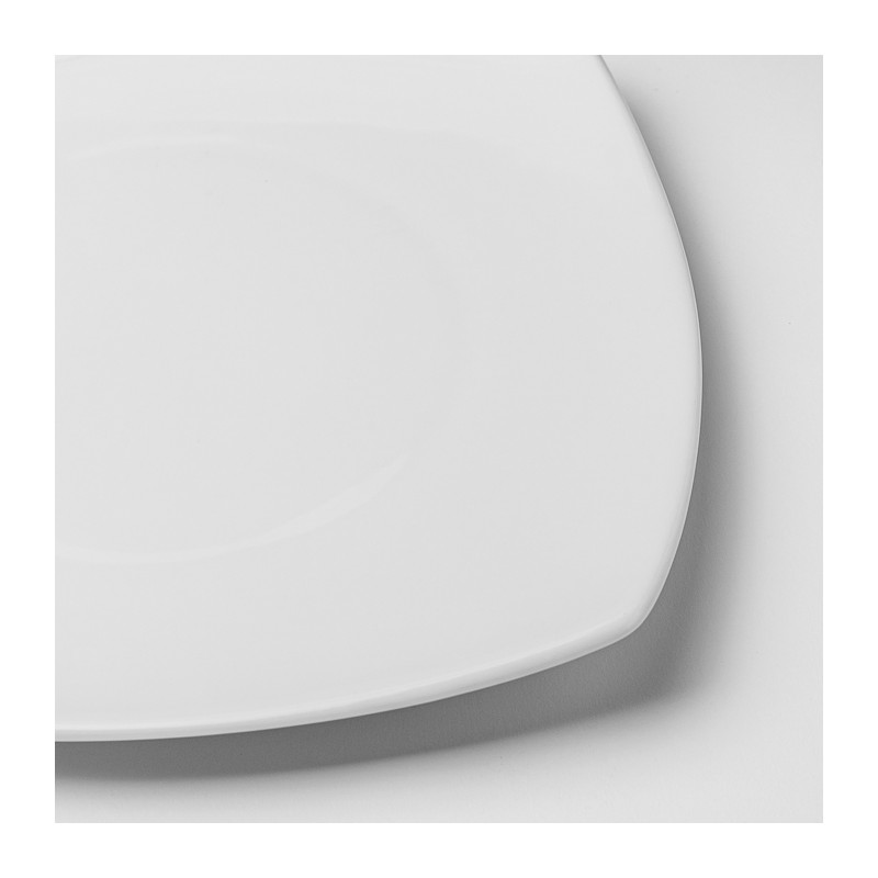 Set 3 Plato Base Porcelana 27cm Prisma