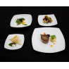 Set 3 Plato Base Porcelana 27cm Prisma