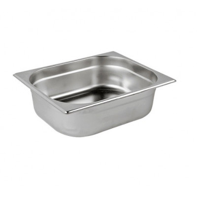 DEPOSITO GN ACERO INOX 1/2 100MM 6LTS BGC