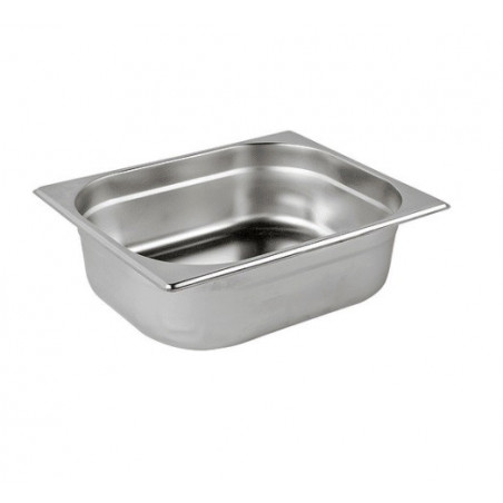 DEPOSITO GN ACERO INOX 1/2 100MM 6LTS BGC