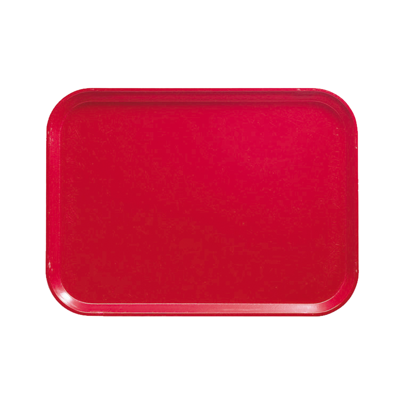 Bandeja Autoservicio Fibra De Vidrio 45X35Cm Roja