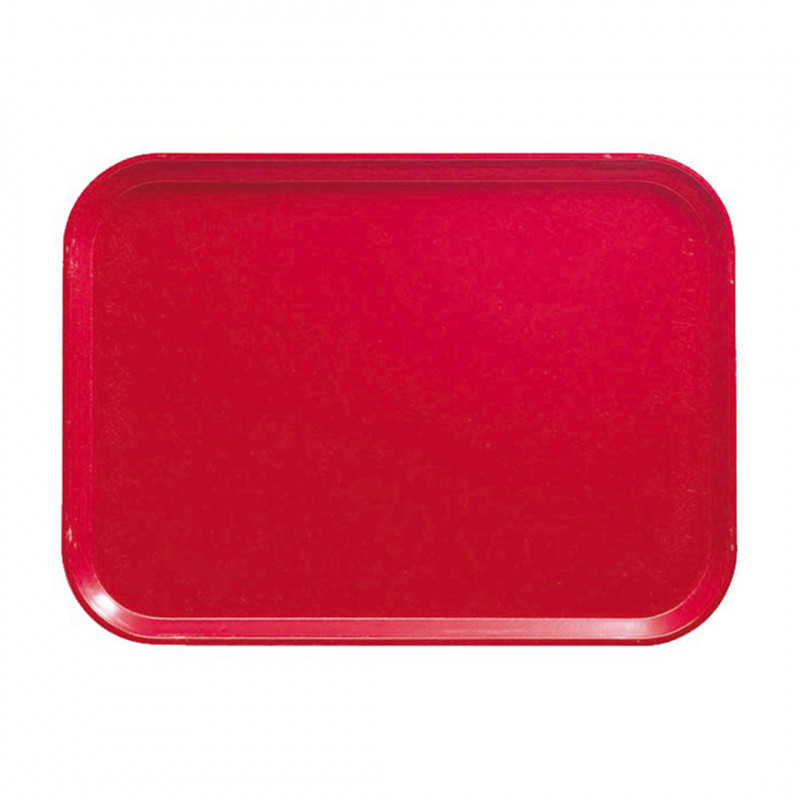 Bandeja Autoservicio Fibra De Vidrio 45X35Cm Roja
