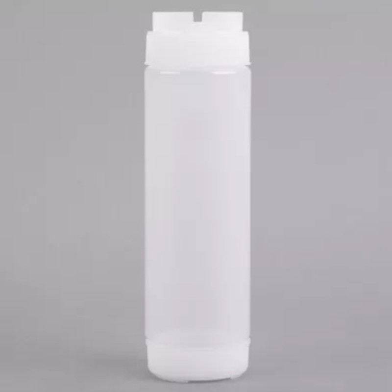 Botella Salsa 355Ml Plast Transp 6U Tablecraft