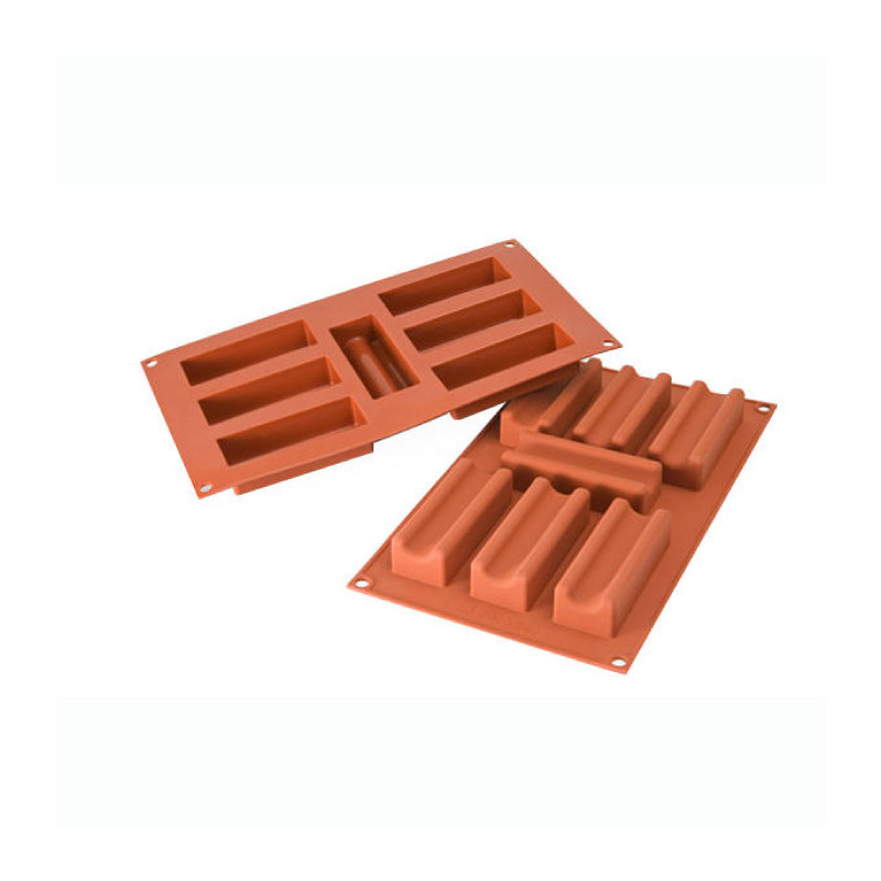 Molde Silicon Marigliese 7 Cavidades 9,5x3,5x2,5cm | Silikomart