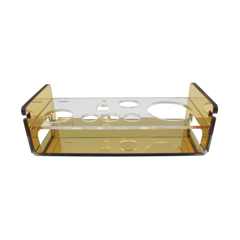 Rack organizador bar dorado 26x10x7.9cm BARKEEPER