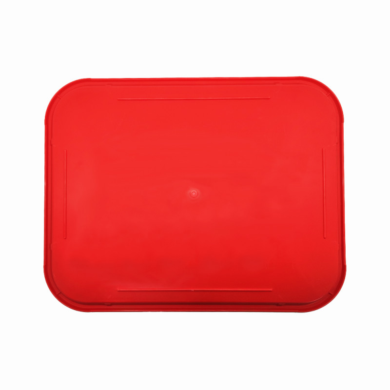 Bandeja autoservicio plástico 45.5x 35.5cm roja Big Chef | Steward.cl
