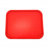 Bandeja autoservicio plástico 45.5x 35.5cm roja Big Chef | Steward.cl