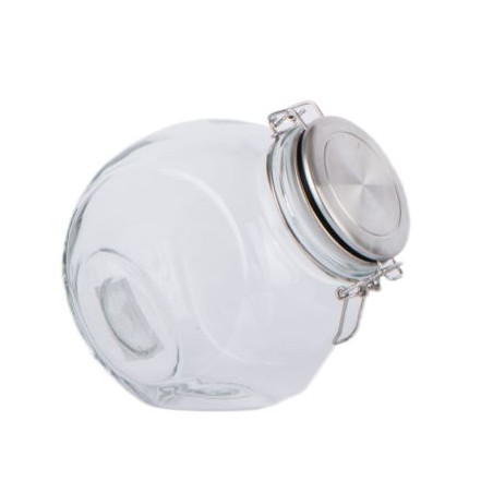 CONTENEDOR DE ALIMENTOS VIDRIO RDO 2.2LTS C/TAPA INOX BIG CHEF