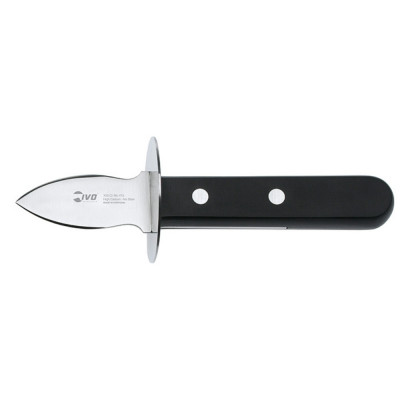 CUCHILLO OSTRAS 6CM NEGRO HOJA OVAL C/TOPE (ACCESORIES) IVO 51276.06.13