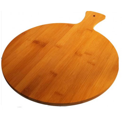 TABLA PIZZA RDA BAMBU 45XØ35X1.2CM C/MANGO