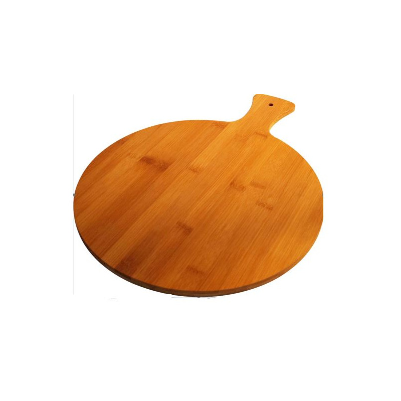 TABLA PIZZA RDA BAMBU 45XØ35X1.2CM C/MANGO
