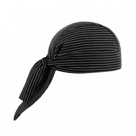 Bandana Listada Negra Blanco