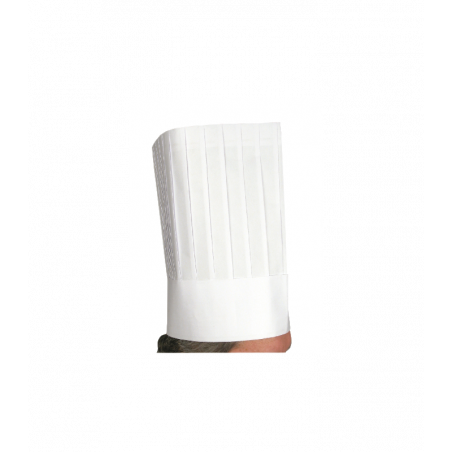 Gorro Chef 30Cm Blanco 10U Desech.