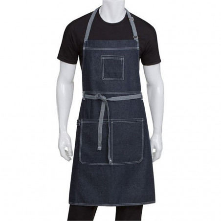 Pechera Mezclilla Con Bolsillo