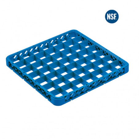 Extensión rack plástico 49 compartimientos azul