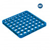Extensión rack plástico 49 compartimientos azul