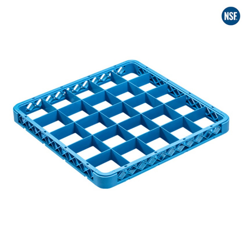 Extensión standard rack plástico 25 compartimientos azul