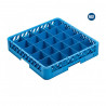 Rack plástico 25 compartimientos azul