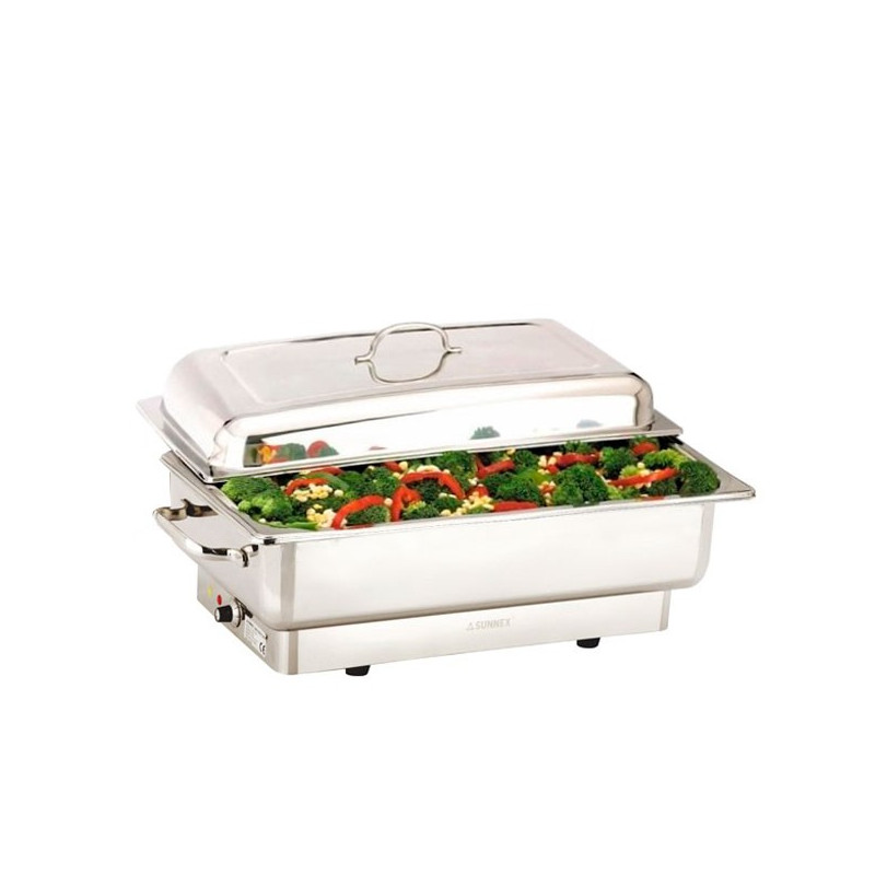 Chafing Rect 13.5L Inox 1/1 100Mm 1000W Elect