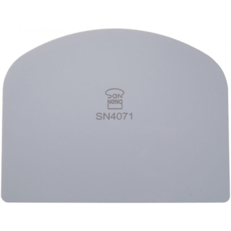 Set Raspadores Masa Plastico Borde Liso 13X10Cm 5 Unidades