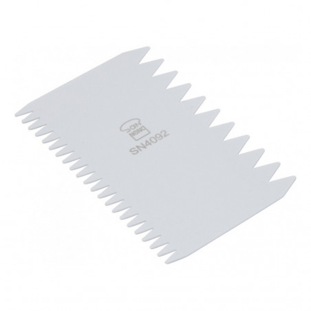 Peine Decoracion Cuadrado Dentado Polipro 11X8Cm