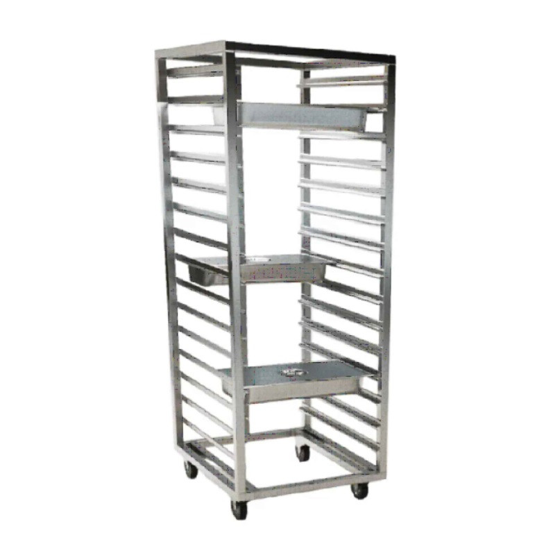 Carro Bandejero Inox 18Bjas 65x45cm | Big Cook