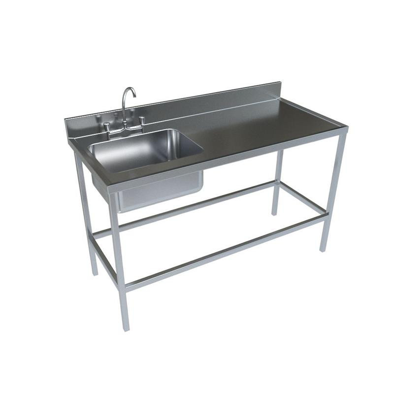 LAVAFONDO 1TZ S/D 140X60X85CM C/DESAGUE BC-BIG COOK