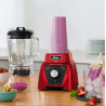 Licuadora Oster Xpert Blst3bcpg 2hp 2 Litros Vaso de Vidrio Rojo