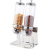 Dispensador Cereal Sunnex 2Dep 4L Polic B/Inox U13-1200