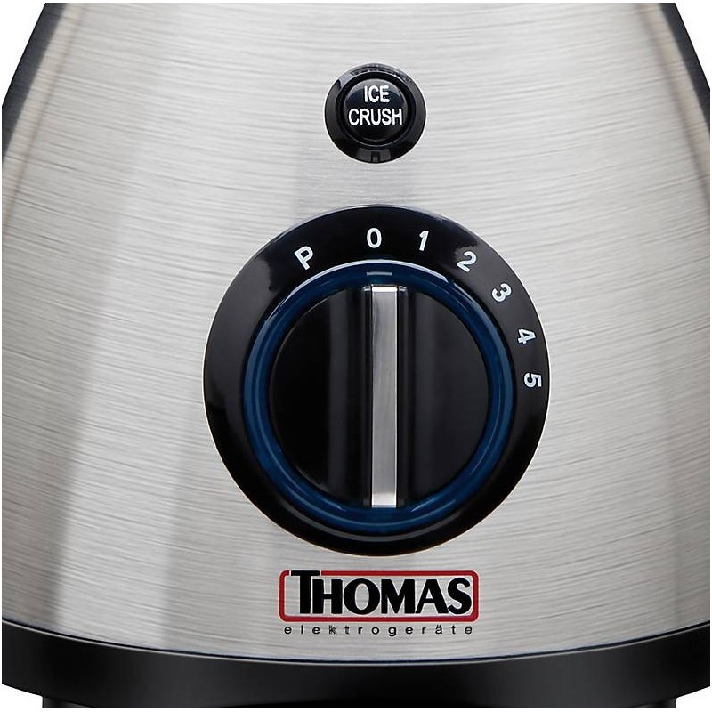 Licuadora Thomas 1,5 Litros, de Vidrio, color Gris | Steward