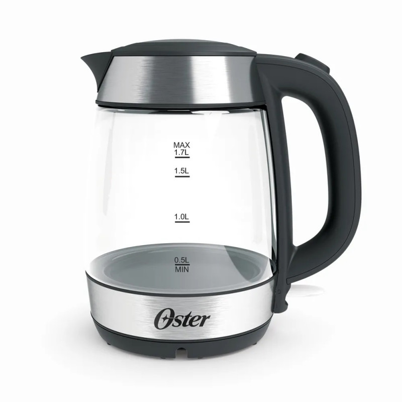 Hervidor eléctrico Oster® de vidrio 1.7 lt BVSTKE5802B