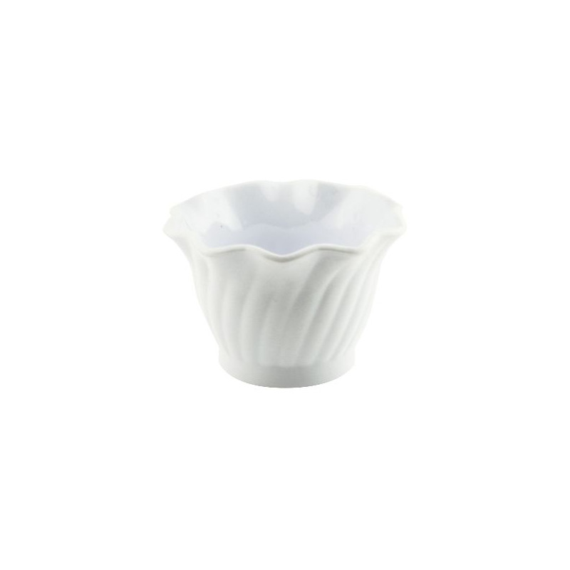 POCILLO POSTRE PC RDO BLANCO Ø9.1X6.2CM 148ML P-001W NSF©