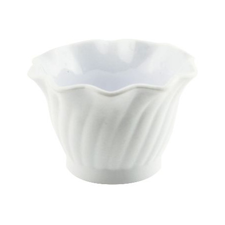 POCILLO POSTRE PC RDO BLANCO Ø9.1X6.2CM 148ML P-001W NSF©